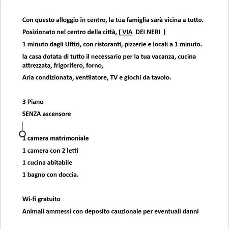 Apartamento De' Neri Florencia